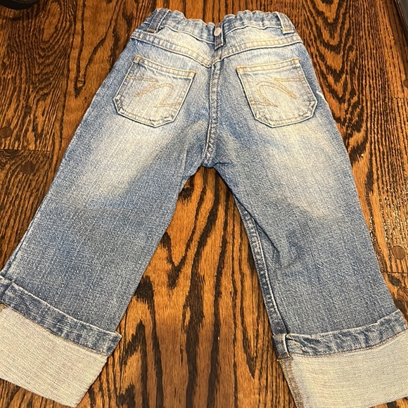 2/3 FLORAL JEANS - Picture 5 of 5